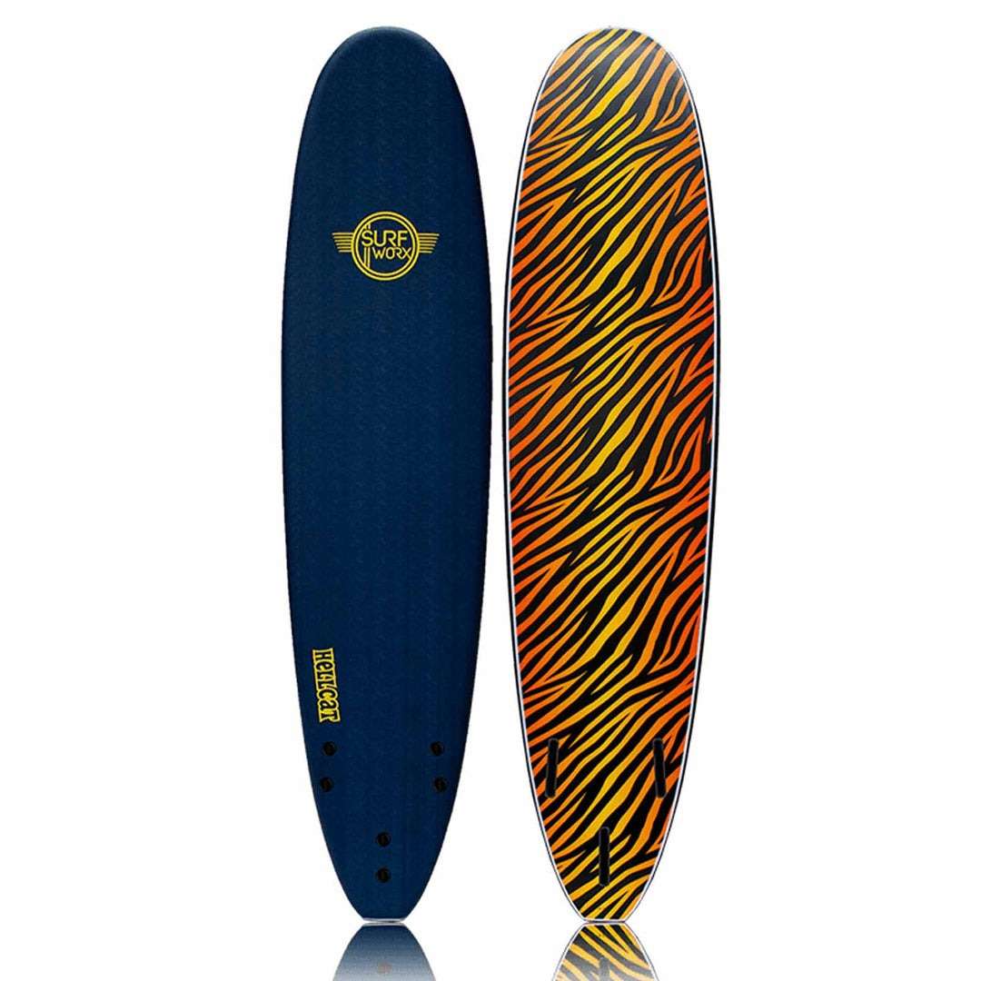 Surfworx Hellcat Mini Mal soft surfboard 8ft 0 Midnight Blue | Surfworx | surfboard - Northshore Newquay - Surf/Skate
