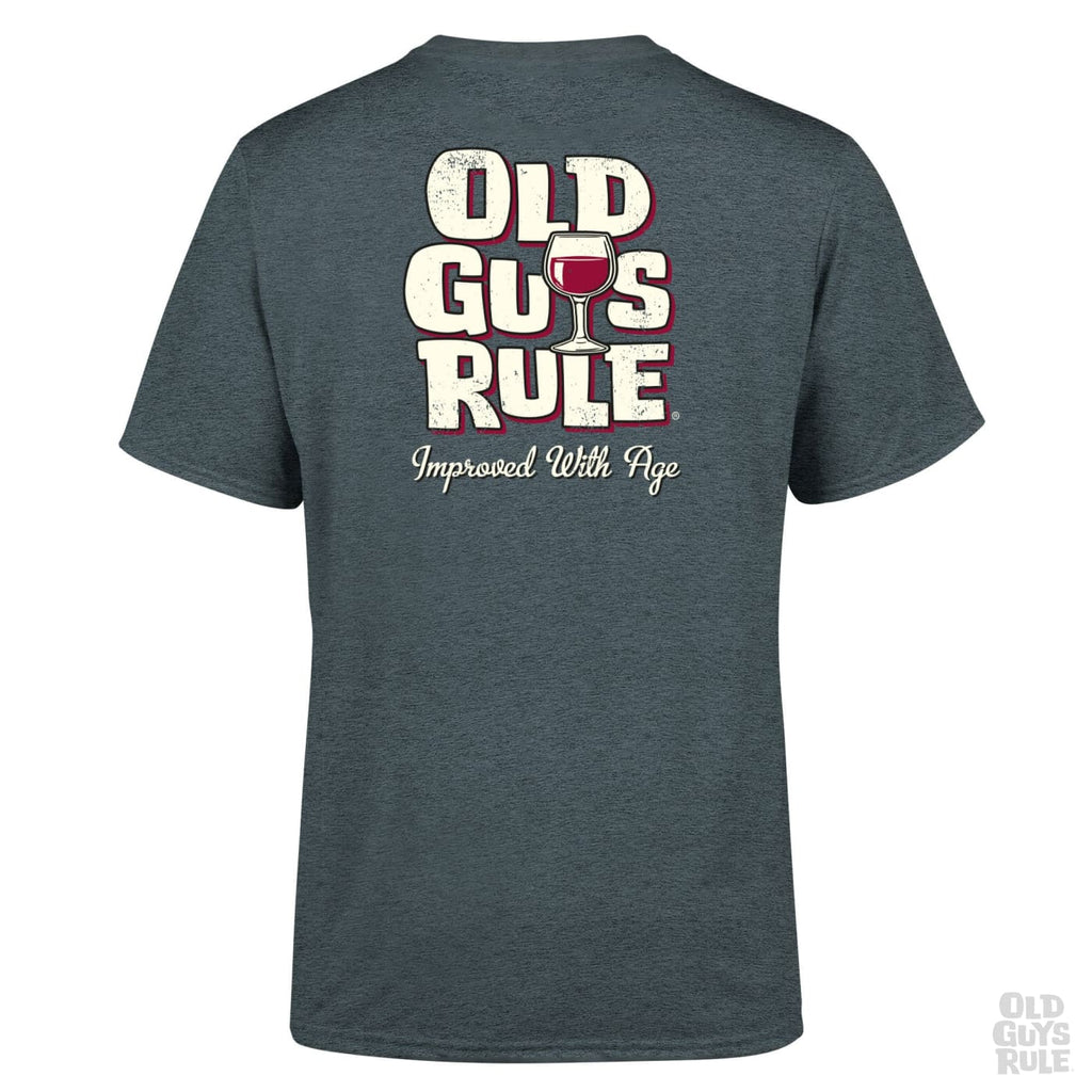 Old Guys Rule Improved with Age III- Dark Heather | Old Guys Rule |
