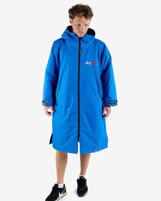 DryRobe Adult V3 Long Sleeve Cobalt / Black | Dryrobe | Dryrobe