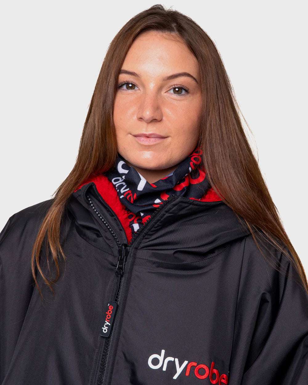 Dryrobe Neck Tube | Black/Red | Dryrobe | Neck Tube - Northshore Newquay - Surf/Skate Shop