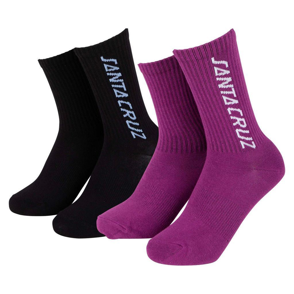 Santa Cruz Strip Socks(2 Pack)