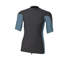 O'Neill Hyperfreak Skins S/S Rash Guard - Tempered Steel/Island Sky | O'neill | - Northshore Newquay - Surf/Skate Shop