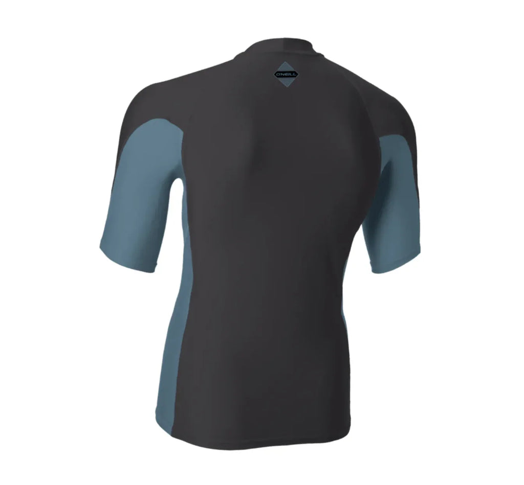 O'Neill Hyperfreak Skins S/S Rash Guard - Tempered Steel/Island Sky | O'neill | - Northshore Newquay - Surf/Skate Shop
