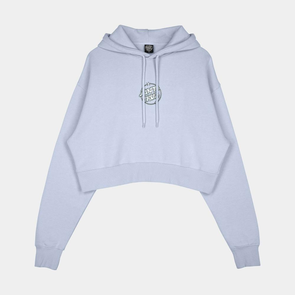Santa Cruz Offshore Dot Hood-Barely Blue UK14 | Santa Cruz | Hooded Sweatshirt - Northshore Newquay - Surf/Skate Shop
