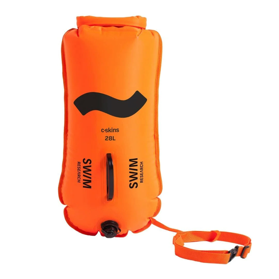 C - SKINS SWIM RESEARCH 28 LITRE TOW FLOAT Orange 28 Litre | C Skins | Tow Float - Northshore Newquay - Surf/Skate Shop