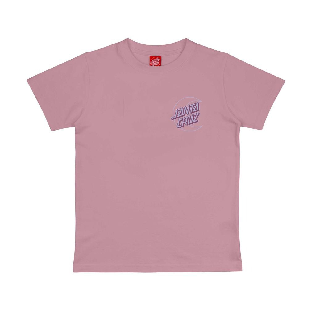 Santa Cruz Youth Imprint Moon Dot T-Shirt-Universal Pink | Santa Cruz |