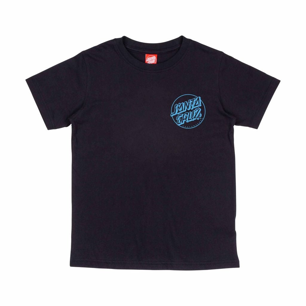 Santa Cruz Youth Roskopp Screaming Five T-shirt-Black | Santa Cruz | - Northshore Newquay - Surf/Skate Shop