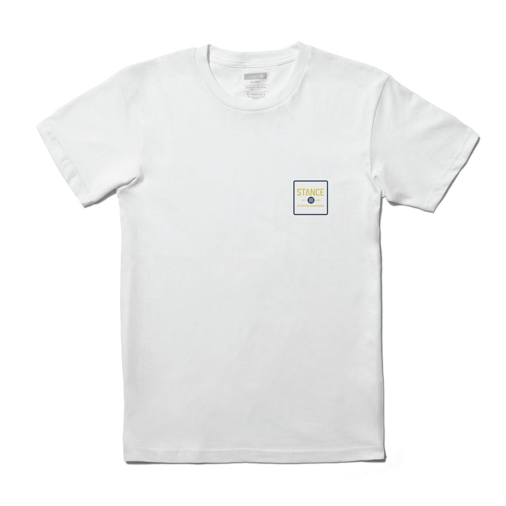 Stance Boxed T-Shirt-White | Stance | - Northshore Newquay - Surf/Skate Shop