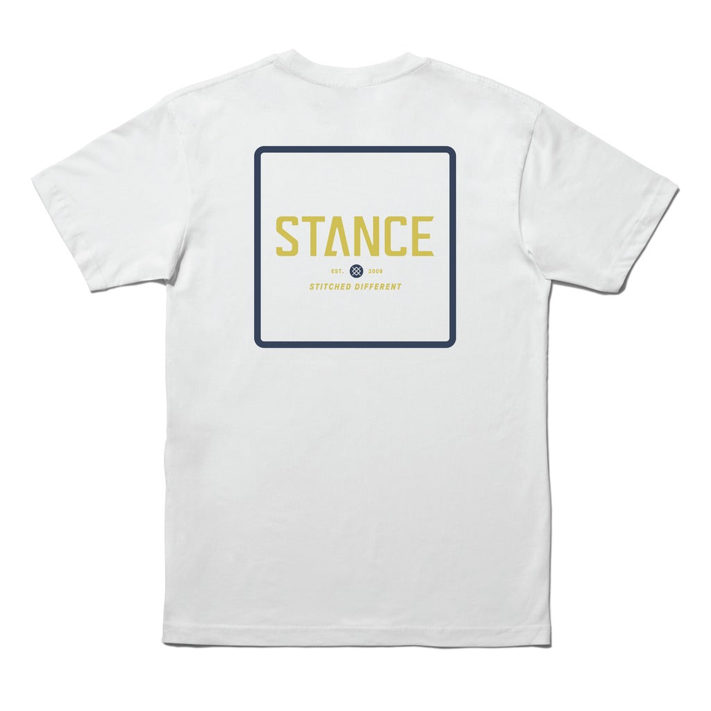 Stance Boxed T-Shirt-White | Stance | - Northshore Newquay - Surf/Skate Shop
