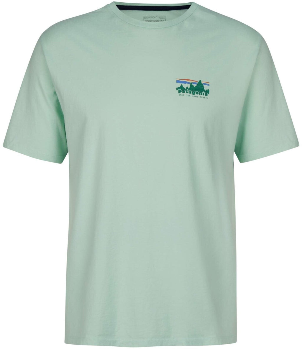 Patagonia Men's '73 Skyline Organic T-Shirt-Rinsed Green | Patagonia | T Shirt - Northshore Newquay - Surf/Skate Shop
