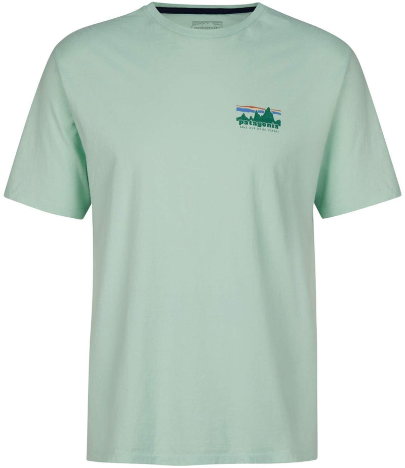 Patagonia Men's '73 Skyline Organic T-Shirt-Rinsed Green | Patagonia |