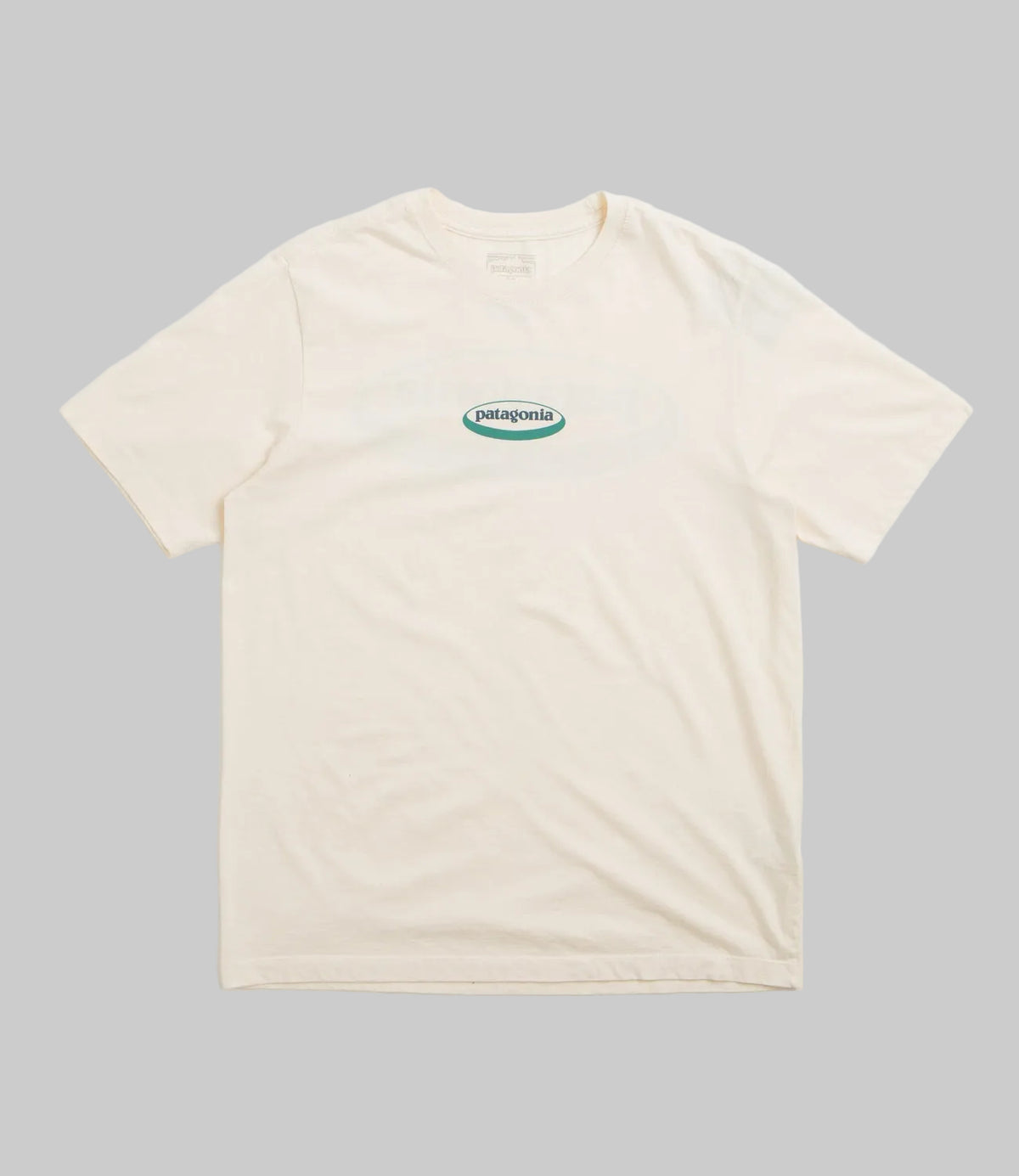 Patagonia Men's Midweight '95 Oval Logo Pocket Tee-Undyed Natural | Patagonia | T Shirt - Northshore Newquay - Surf/Skate Shop