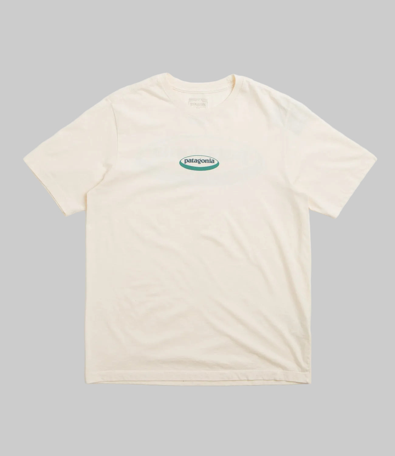 Patagonia Men's Midweight '95 Oval Logo Pocket Tee-Undyed Natural | Patagonia | T Shirt - Northshore Newquay - Surf/Skate Shop