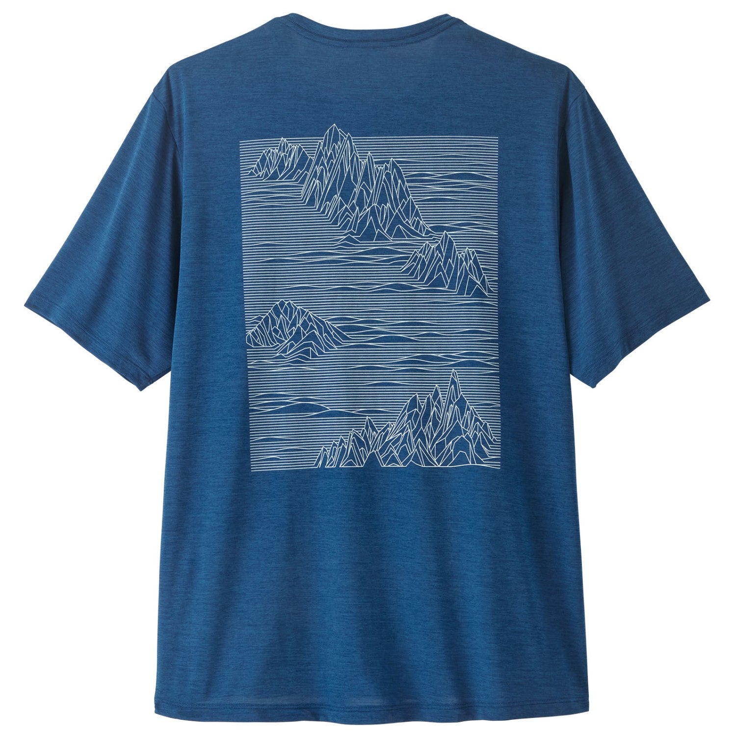 Patagonia Men's Capilene® Cool Daily Shirt - Strataspihre- Clement Blue / Light Clement Blue X-Dye | Patagonia | - Northshore Newquay - Surf/Skate Shop