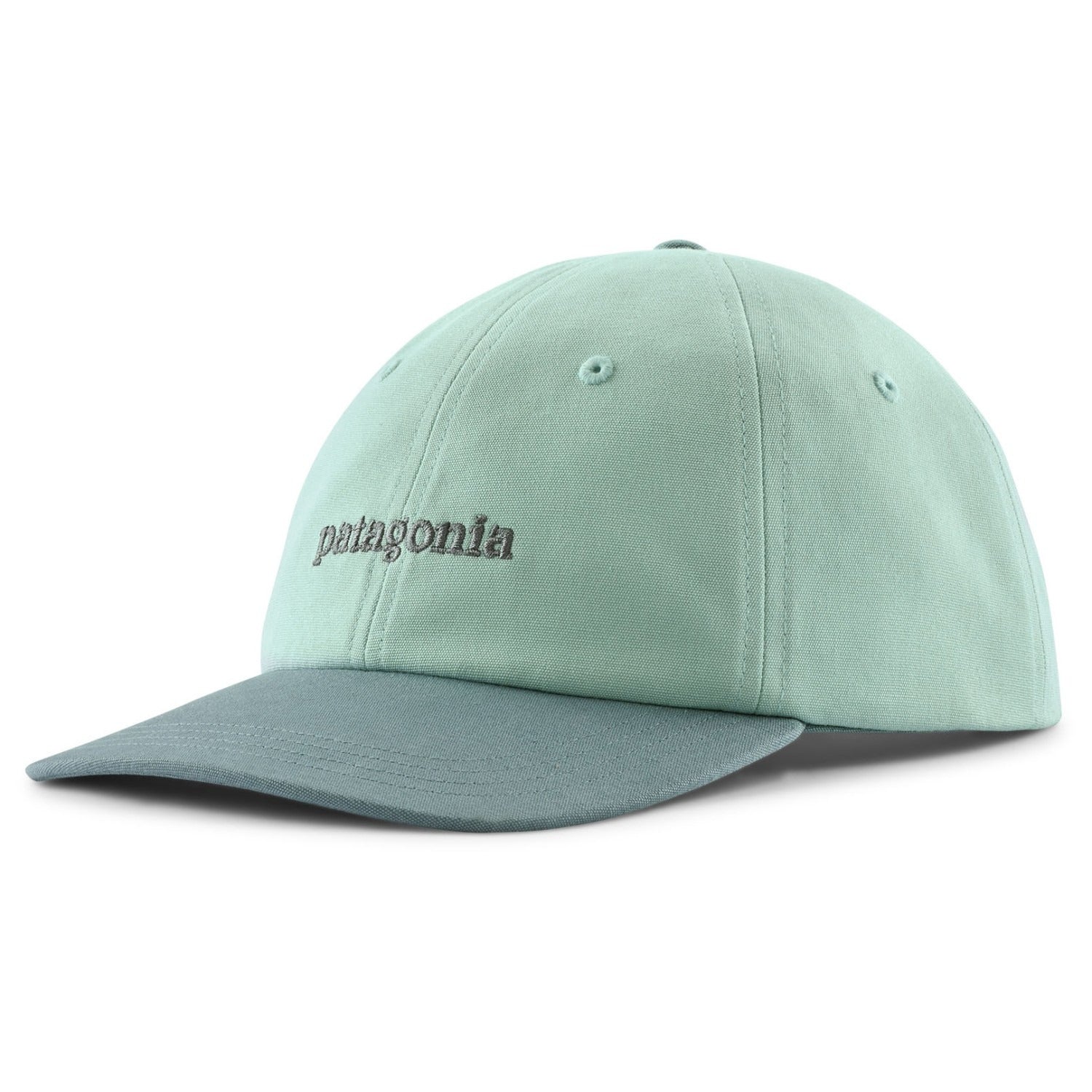 Patagonia Fitz Roy Trad Cap-Text Logo- Thin Ice | Patagonia | - Northshore Newquay - Surf/Skate Shop
