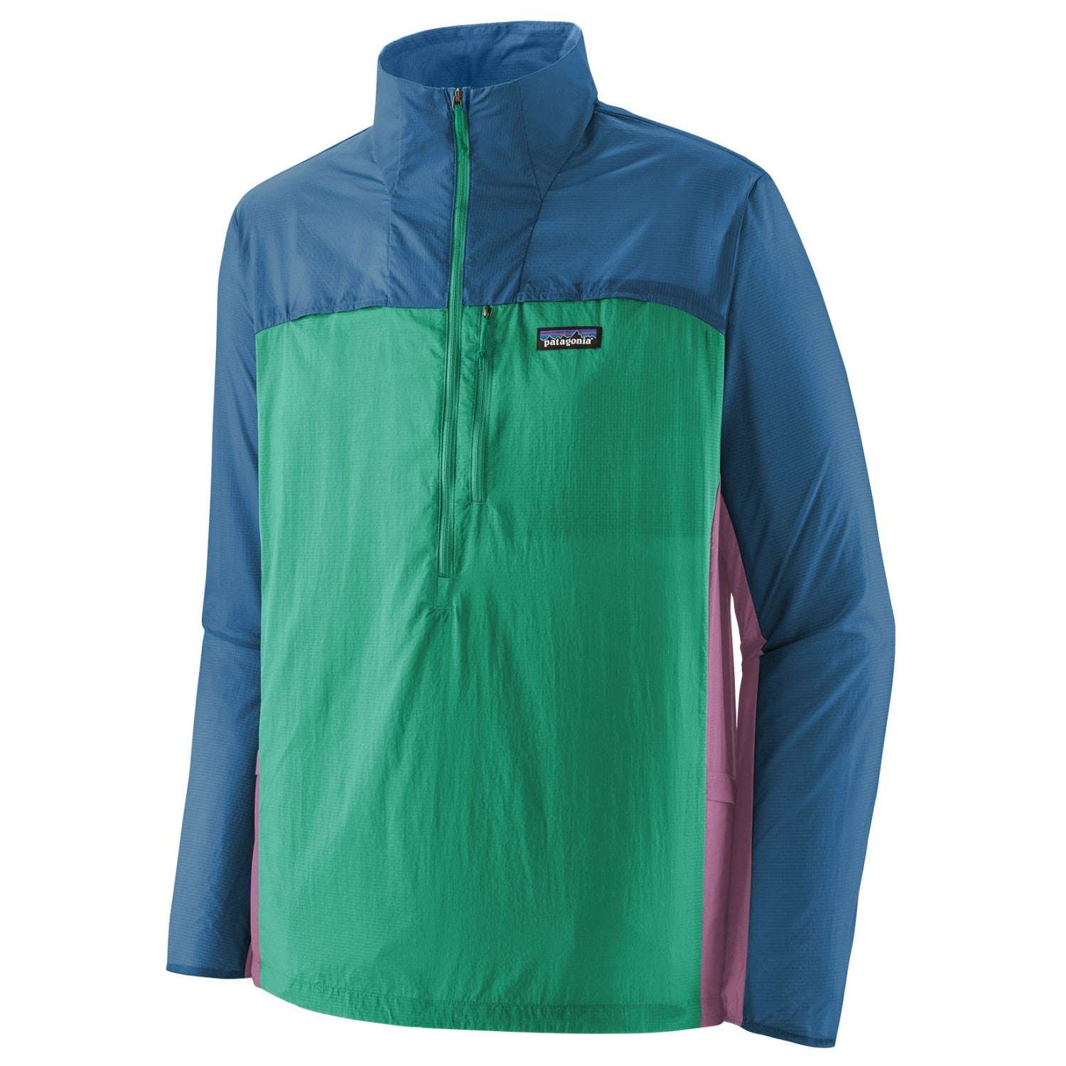 Patagonia Houdini Stash 1/2 Zip Jacket-Aqua Stone | Patagonia | - Northshore Newquay - Surf/Skate Shop