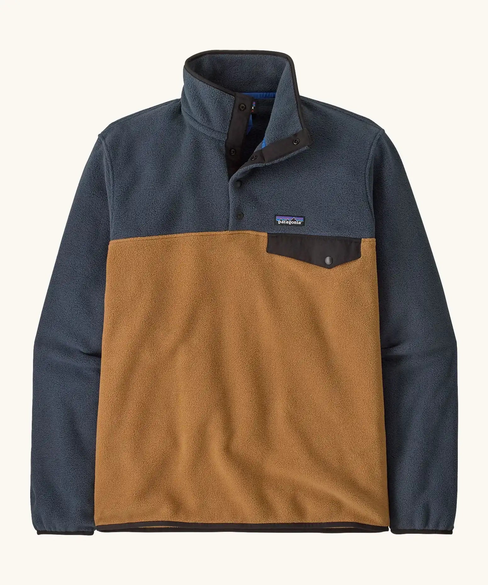 Patagonia Men's Lightweight Synchilla® Snap-T® Fleece Pullover-Deer Brown | Patagonia | Jacket - Northshore Newquay - Surf/Skate