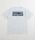 Patagonia Men's P-6 Logo Responsibili-Tee®-White XL | Patagonia | - Northshore Newquay - Surf/Skate