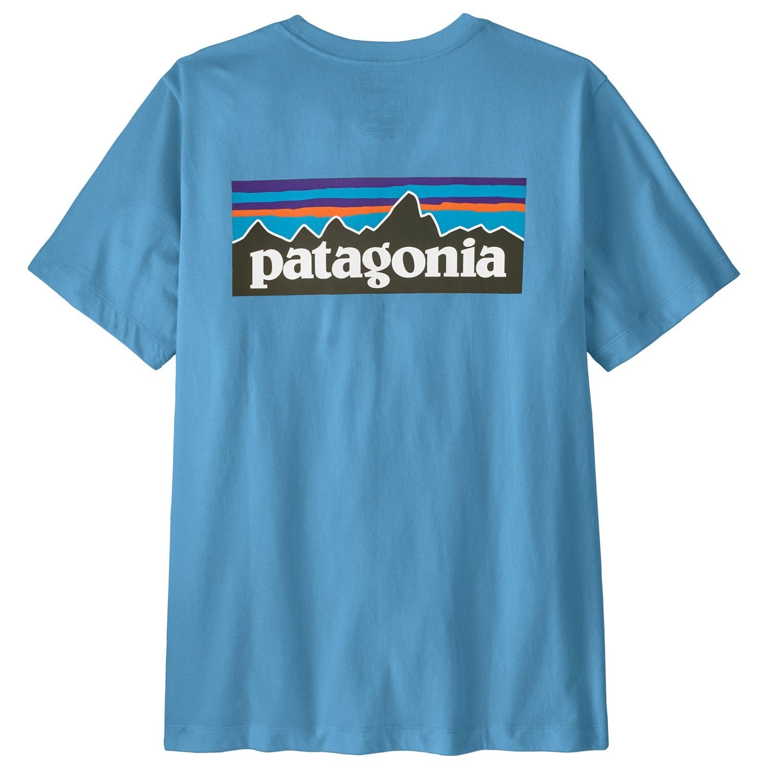 Patagonia Men's P-6 Logo T-Shirt-Shore Blue | Patagonia | T Shirt - Northshore Newquay - Surf/Skate Shop