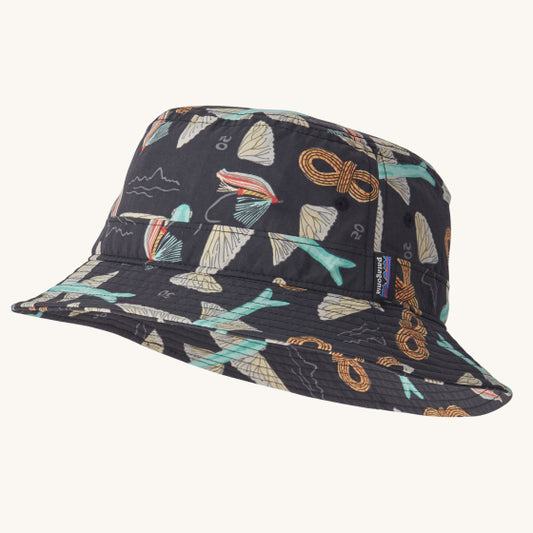 Patagonia wavefarer bucket hat-Fly 50: Ink black | Patagonia |
