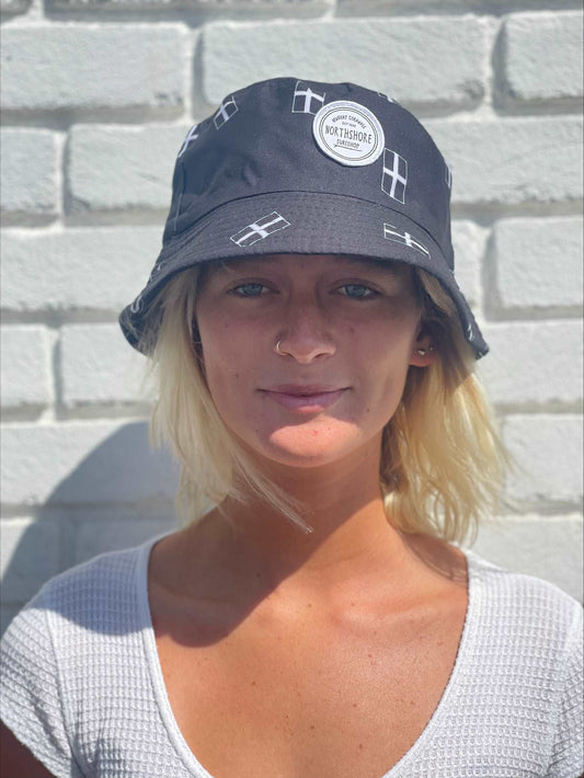 Kernow Flag Bucket Hat | Black | Northshore Surf Shop |