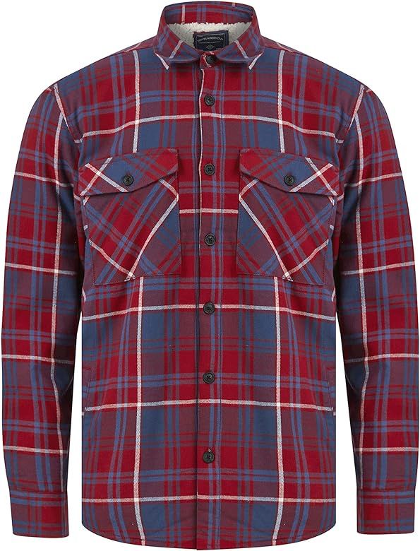 Tokyo Laundry Sherpa Lined Flannel Lumberjack Check Shirt -Red XXL | Tokyo Laundry | Shirt