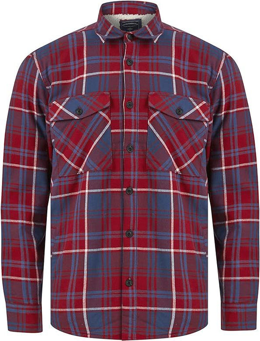 Tokyo Laundry Sherpa Lined Flannel Lumberjack Check Shirt -Red XXL | Tokyo Laundry | Shirt