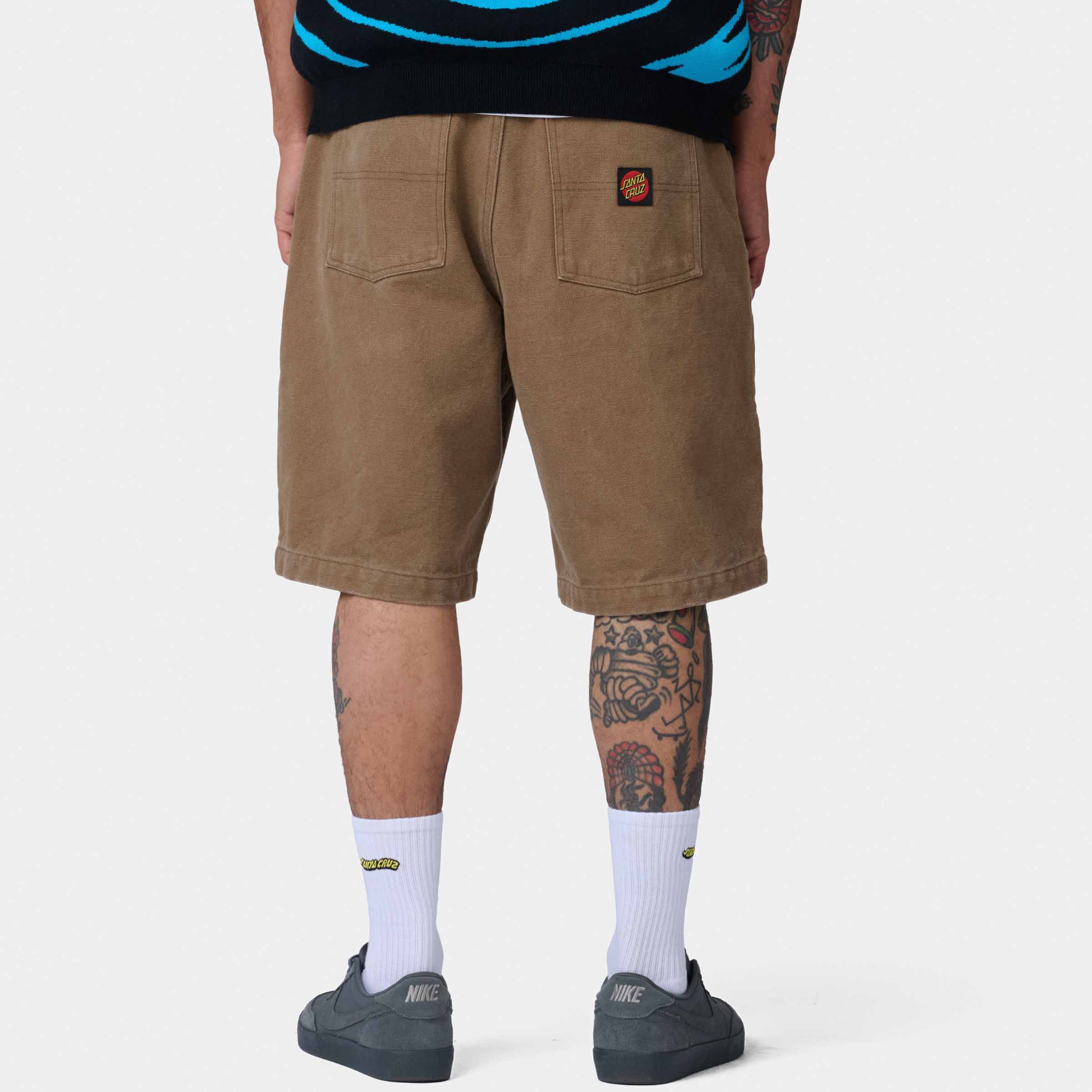 Santa Cruz Big Shorts-Taupe Canvas | Santa Cruz | - Northshore Newquay - Surf/Skate Shop