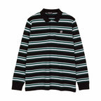 Santa Cruz Cera Long Sleeve Polo-Black/Fresh | Santa Cruz | - Northshore Newquay - Surf/Skate Shop