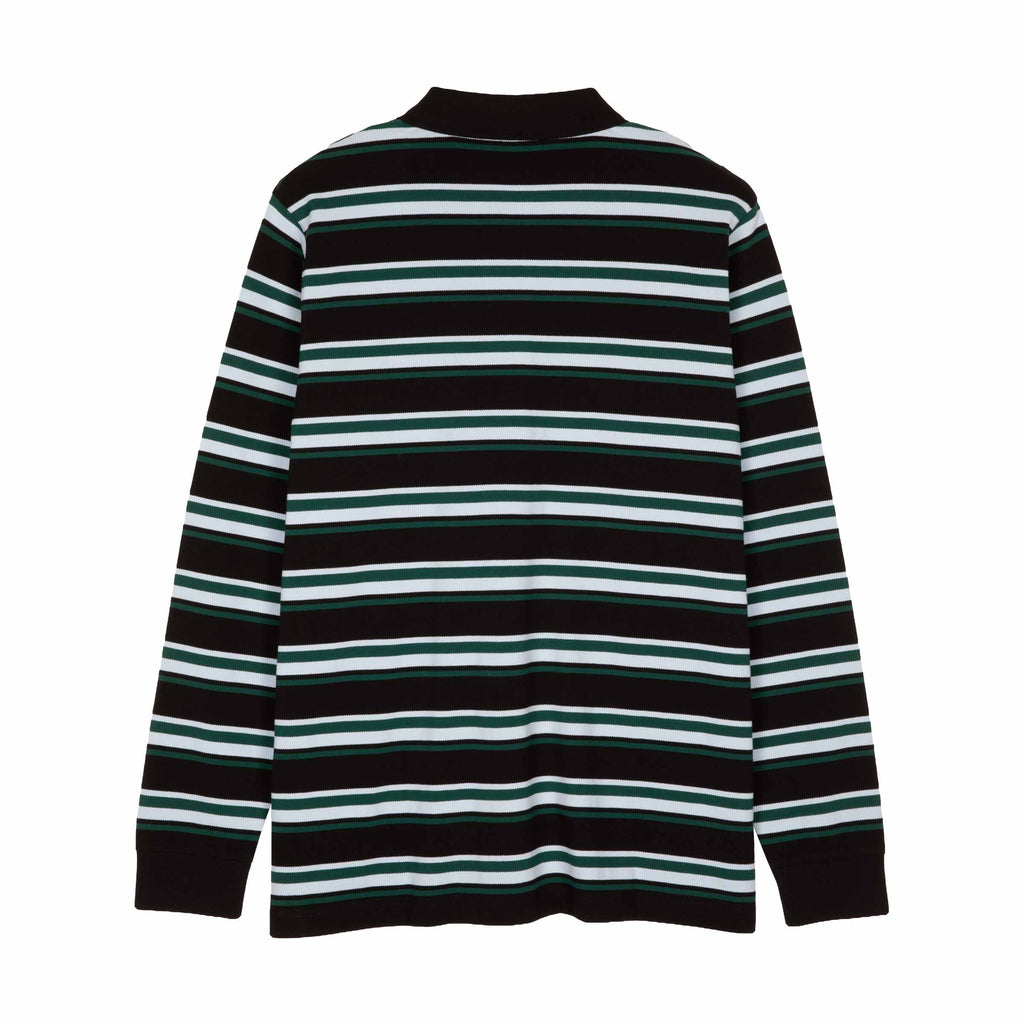 Santa Cruz Cera Long Sleeve Polo-Black/Fresh | Santa Cruz | - Northshore Newquay - Surf/Skate Shop