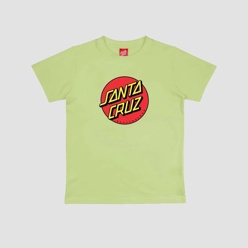 Santa Cruz Youth Classic Dot-Green Glow | Santa Cruz | - Northshore Newquay - Surf/Skate Shop