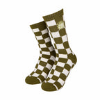 Santa Cruz Daze Check Socks(2 Pack)-Purple/Green Check | Santa Cruz | - Northshore Newquay - Surf/Skate Shop