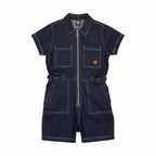 Santa Cruz Women's Line Up Utility Playsuit-Dark Denim UK14 | Santa Cruz | - Northshore Newquay - Surf/Skate Shop