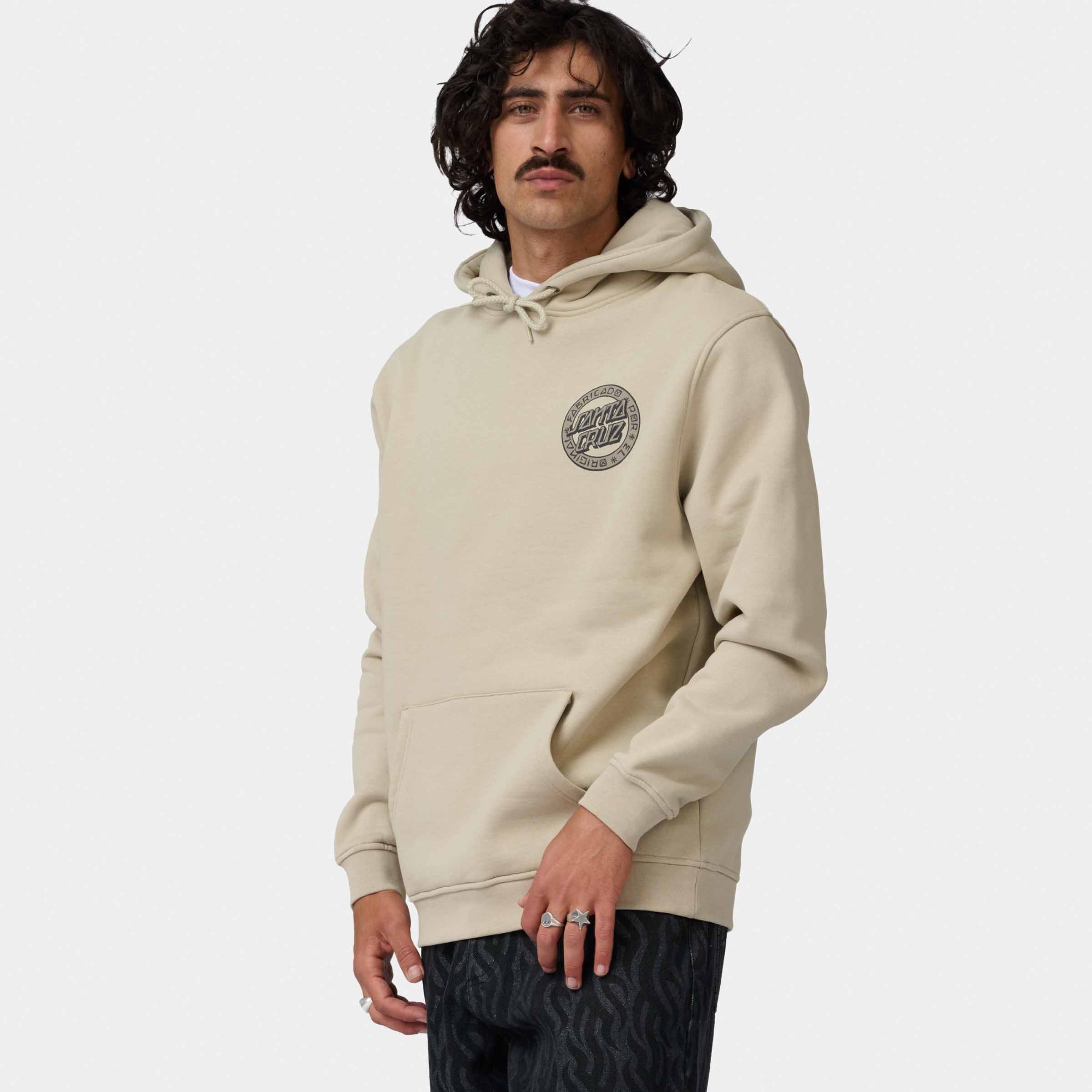 Santa Cruz Loco Dot Hoody- Grey Stone | Santa Cruz | - Northshore Newquay - Surf/Skate Shop