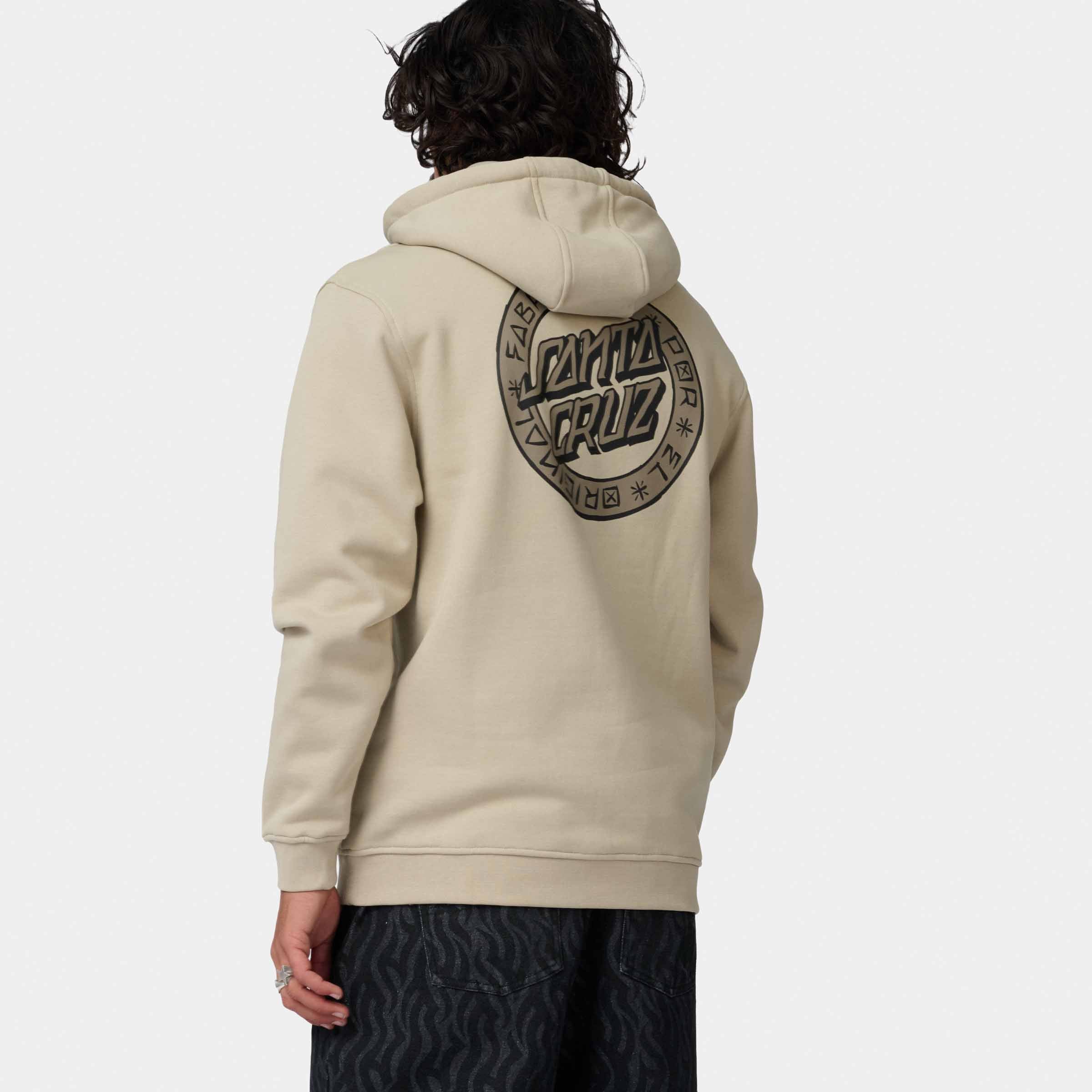 Santa Cruz Loco Dot Hoody- Grey Stone | Santa Cruz | - Northshore Newquay - Surf/Skate Shop