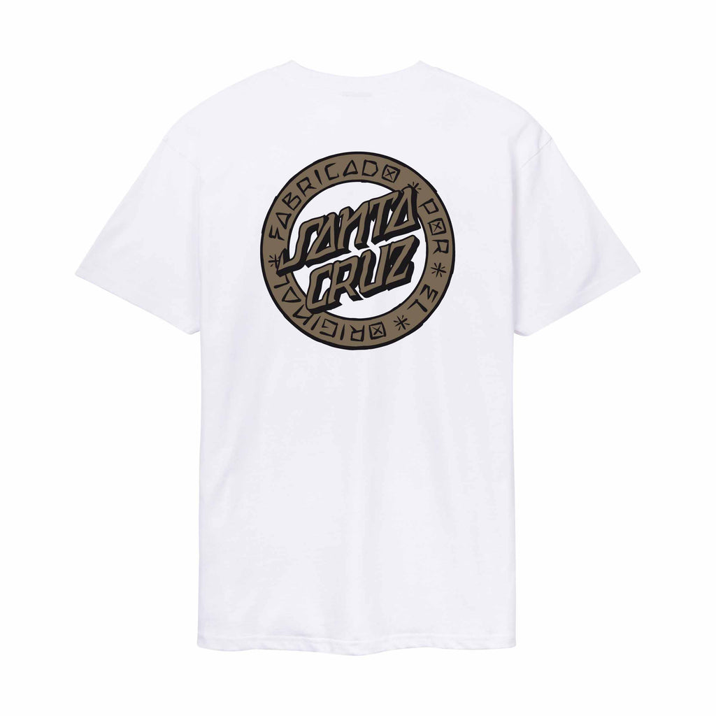 Santa Cruz Loco Dot T-Shirt-White | Santa Cruz | - Northshore Newquay - Surf/Skate Shop