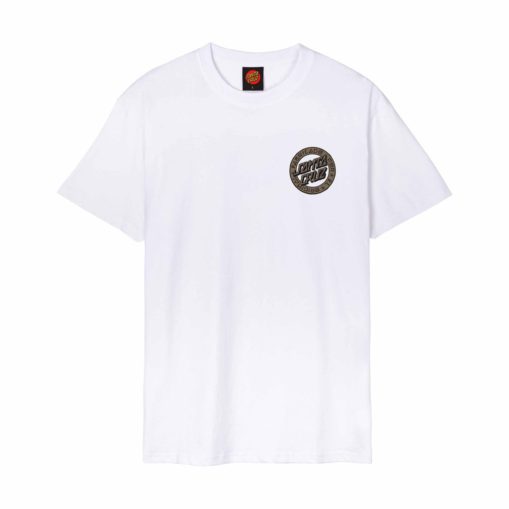 Santa Cruz Loco Dot T-Shirt-White | Santa Cruz | - Northshore Newquay - Surf/Skate Shop