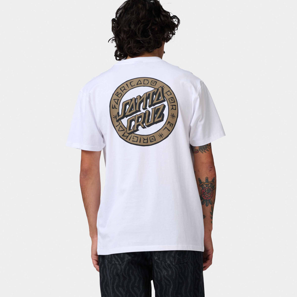 Santa Cruz Loco Dot T-Shirt-White | Santa Cruz | - Northshore Newquay - Surf/Skate Shop