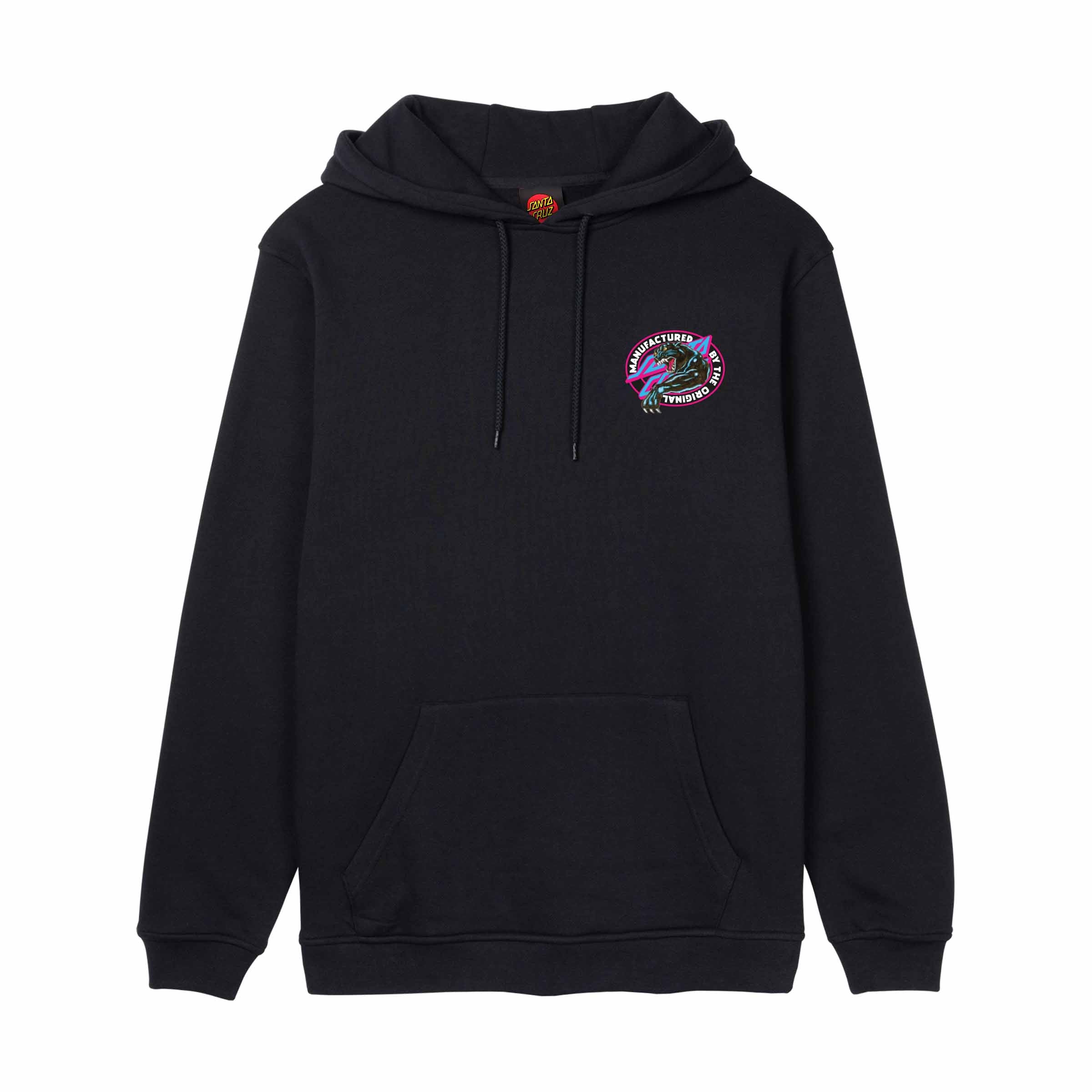 Santa Cruz Natas Sketch Panther Hoody-Black | Santa Cruz | - Northshore Newquay - Surf/Skate Shop