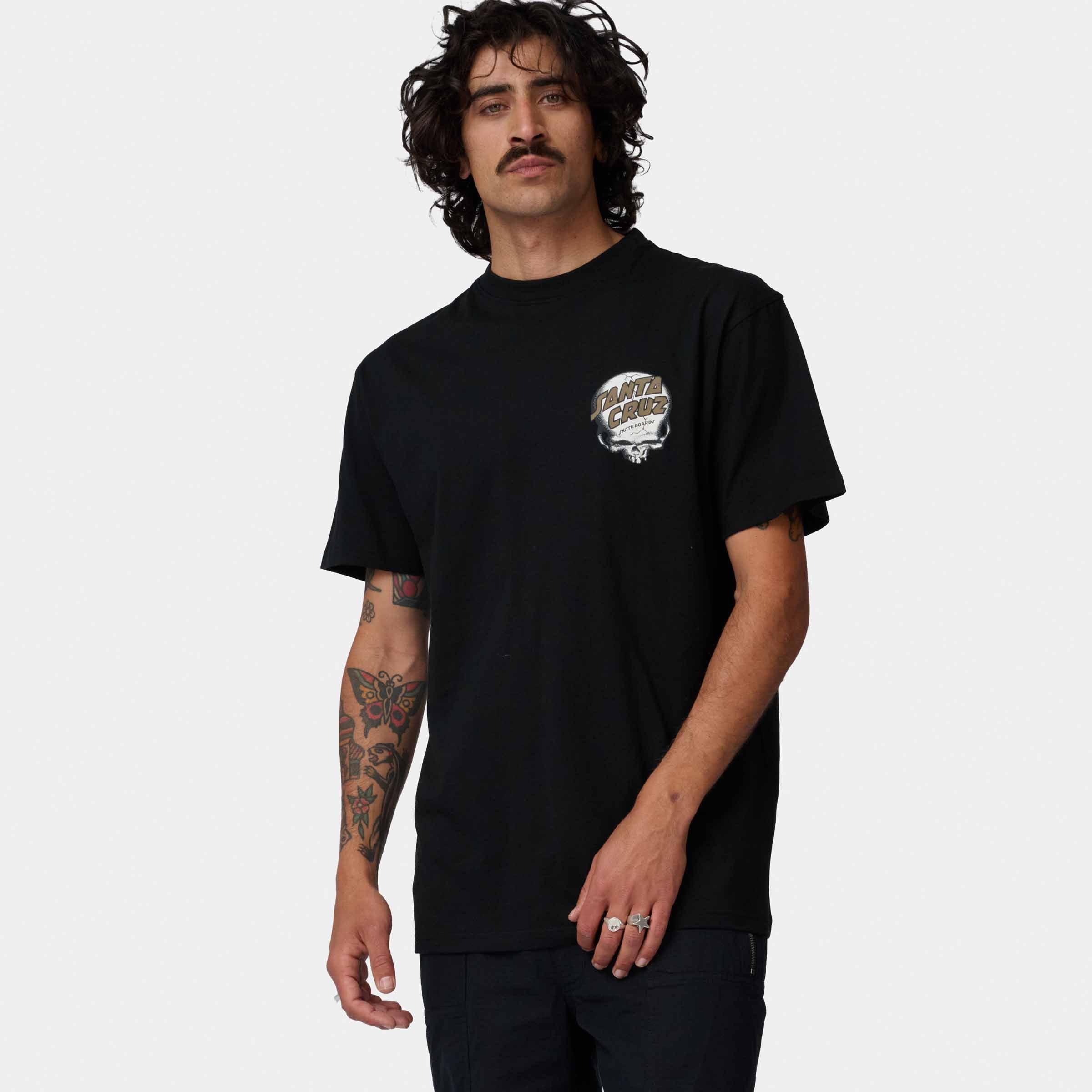 Santa Cruz O'Brien Reaper T-Shirt-Black | Santa Cruz | - Northshore Newquay - Surf/Skate Shop