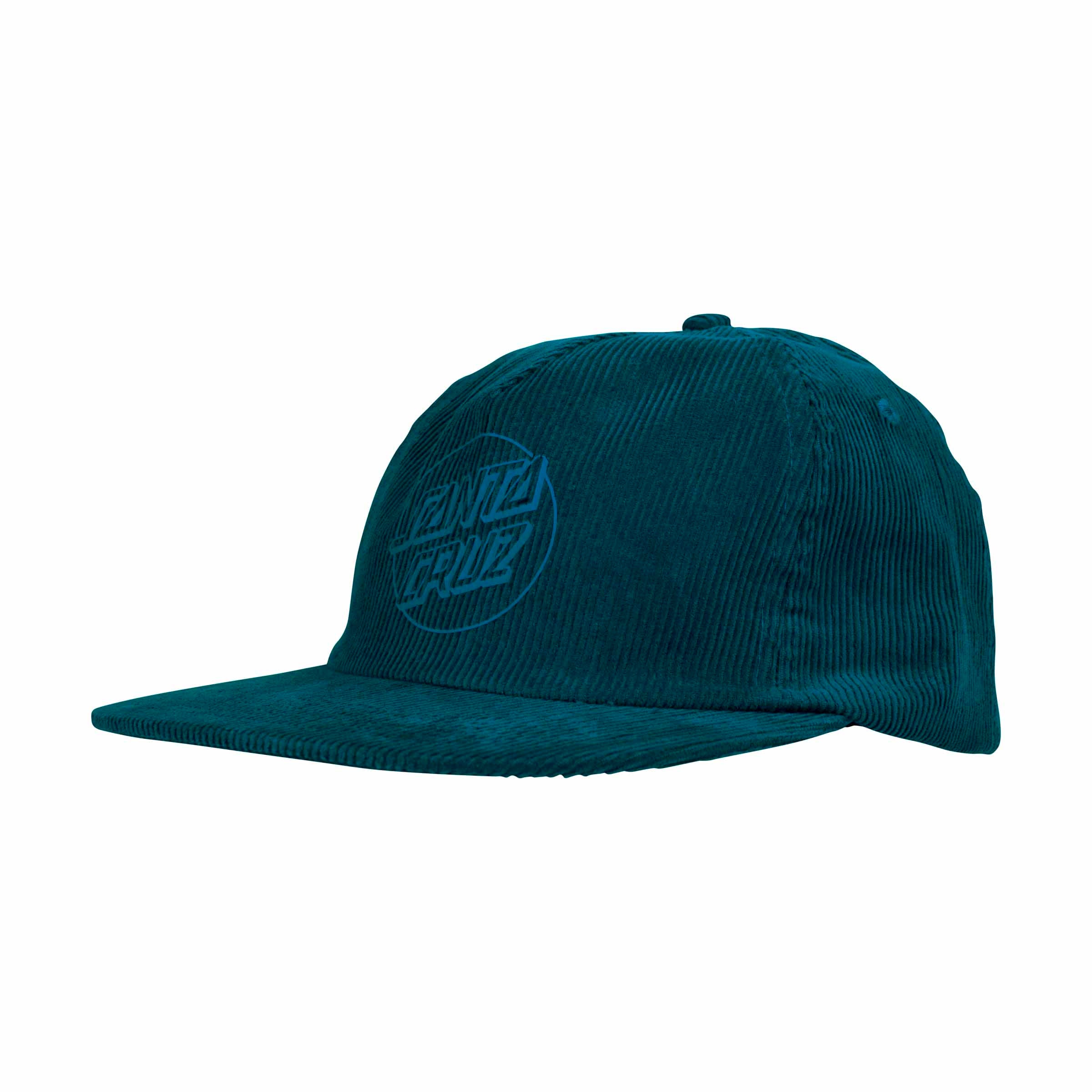 Santa Cruz Opus Dot Snapback-Teal Cord | Santa Cruz | - Northshore Newquay - Surf/Skate Shop