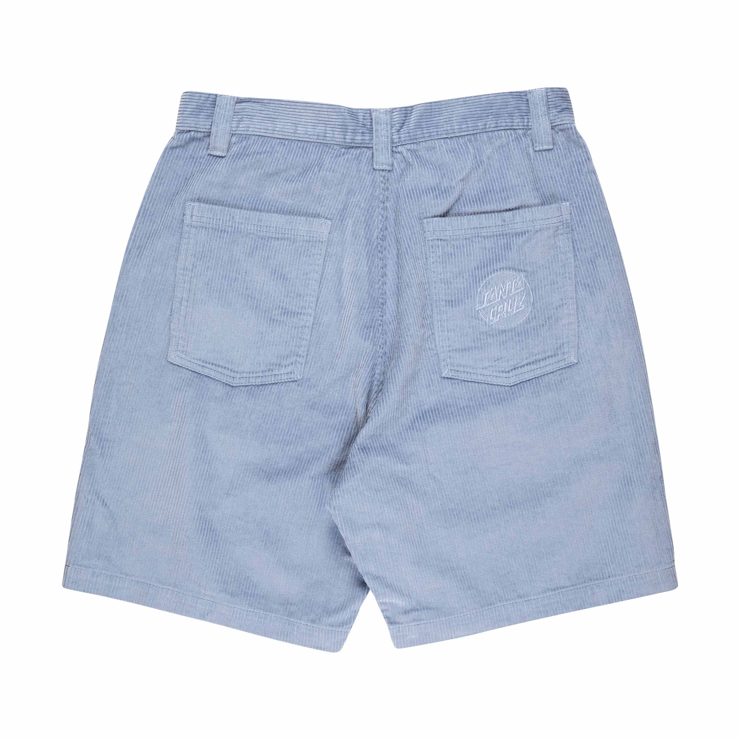 Santa Cruz Opus Dot Cord Workwear Shorts-Fresh Blue | Santa Cruz | - Northshore Newquay - Surf/Skate Shop