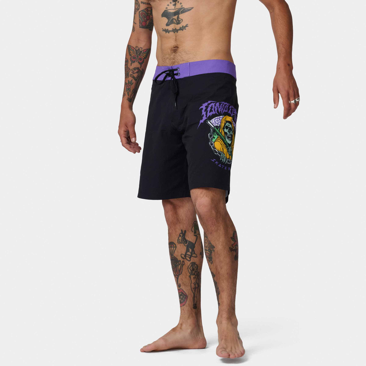 Santa Cruz Out Of Time Boardshorts-Black | Santa Cruz | - Northshore Newquay - Surf/Skate Shop