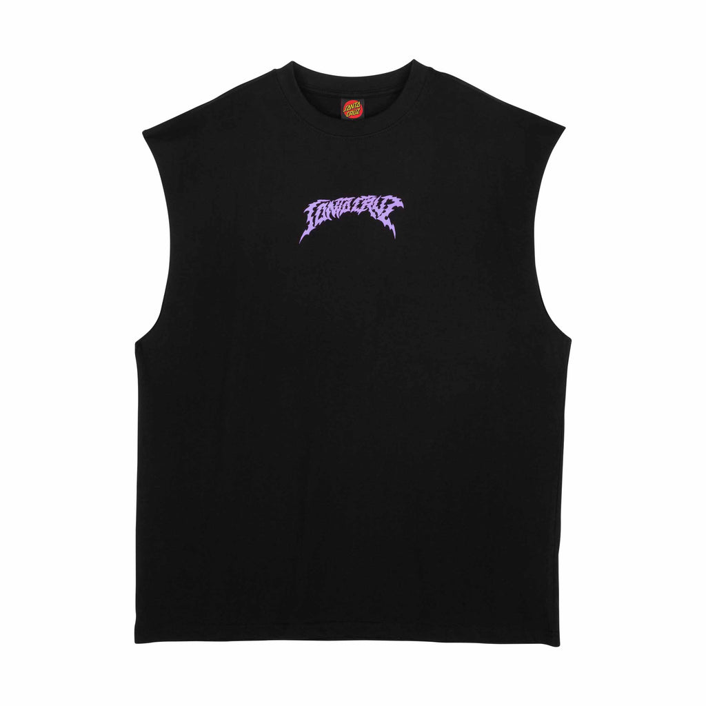 Santa Cruz Out Of Time Tank-Black | Santa Cruz | - Northshore Newquay - Surf/Skate Shop