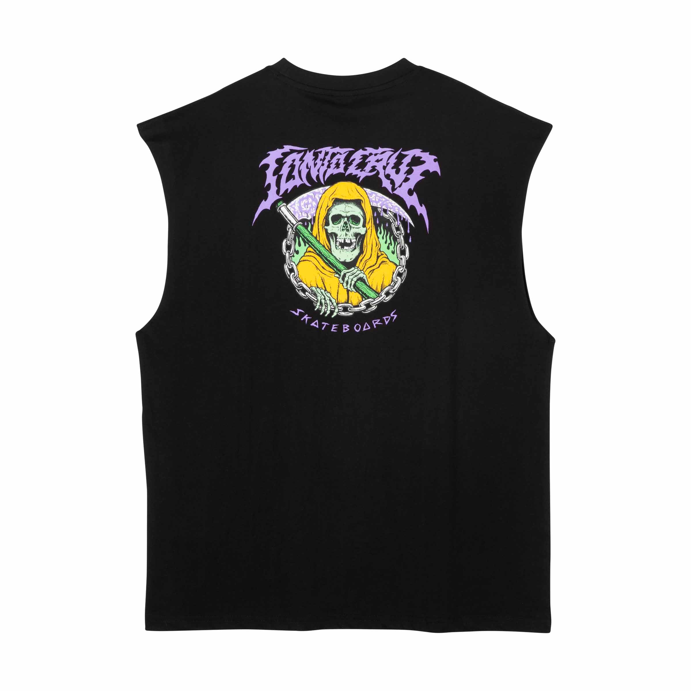 Santa Cruz Out Of Time Tank-Black | Santa Cruz | - Northshore Newquay - Surf/Skate Shop