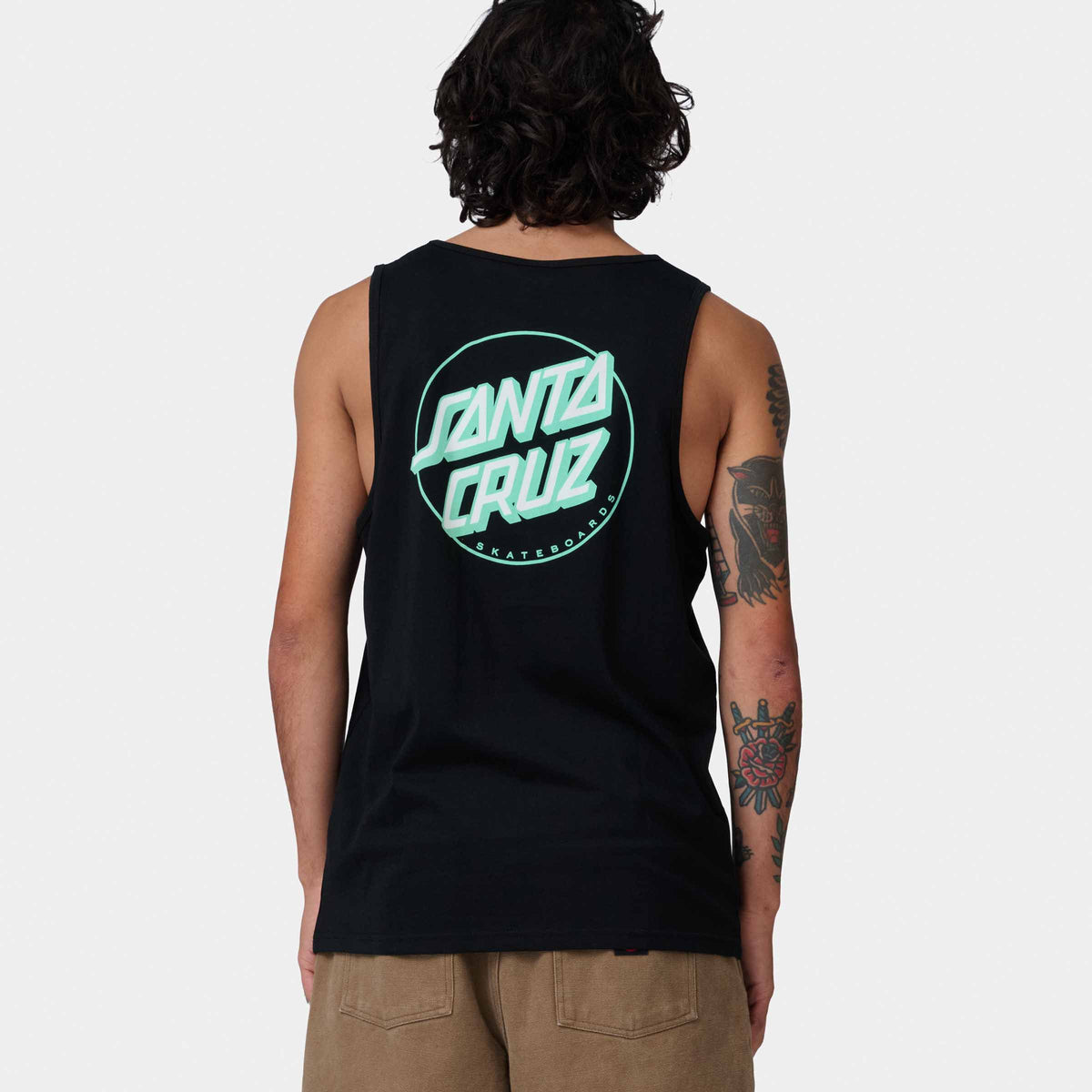 Santa Cruz Partial Dot Vest-Black/Mint | Santa Cruz | - Northshore Newquay - Surf/Skate Shop