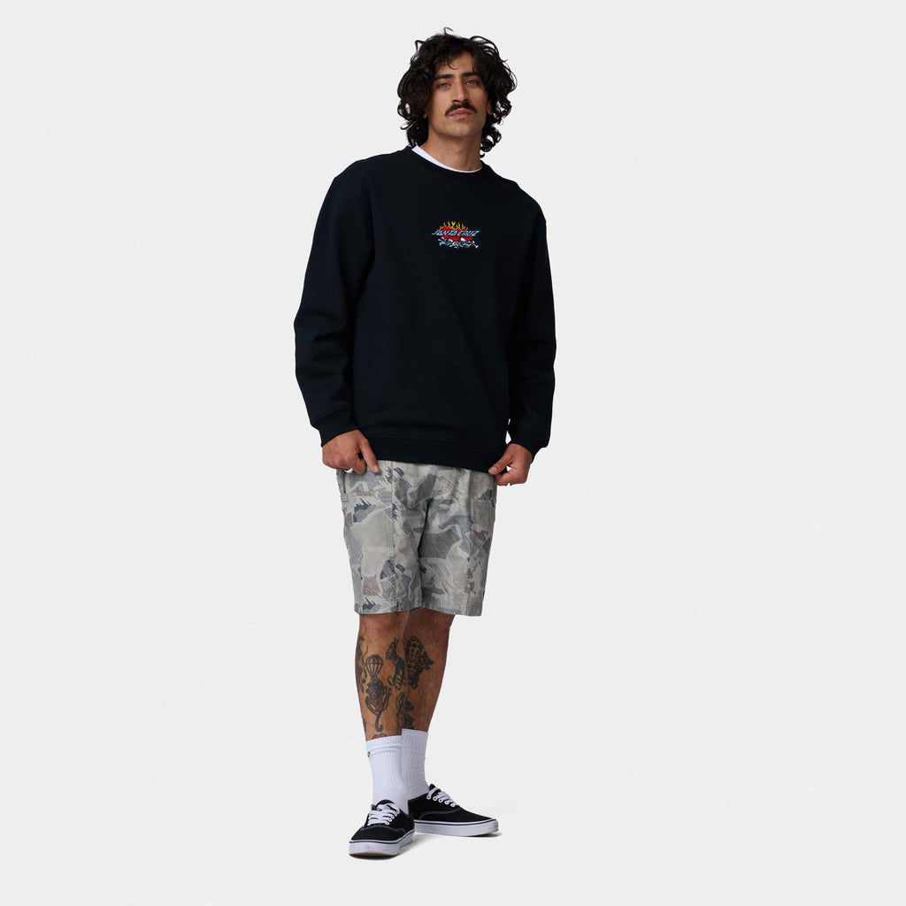 Santa Cruz Salba Voodoo Pit Crew-Black | Santa Cruz | - Northshore Newquay - Surf/Skate Shop