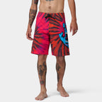 Santa Cruz Screaming Hand Boardshort-Pink/Orange Tie Dye | Santa Cruz | - Northshore Newquay - Surf/Skate Shop
