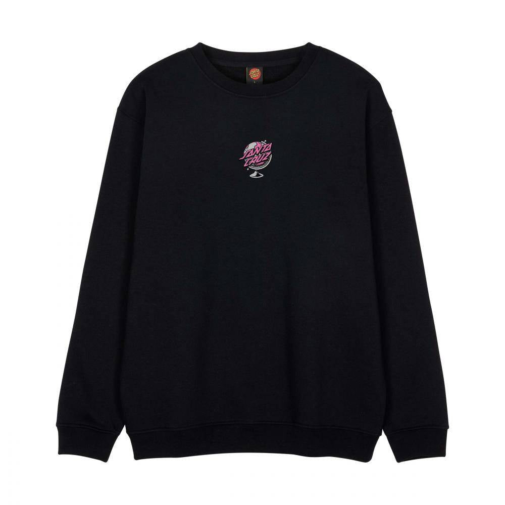 Santa Cruz Knibbs Cryptic World Centre Crew-Black