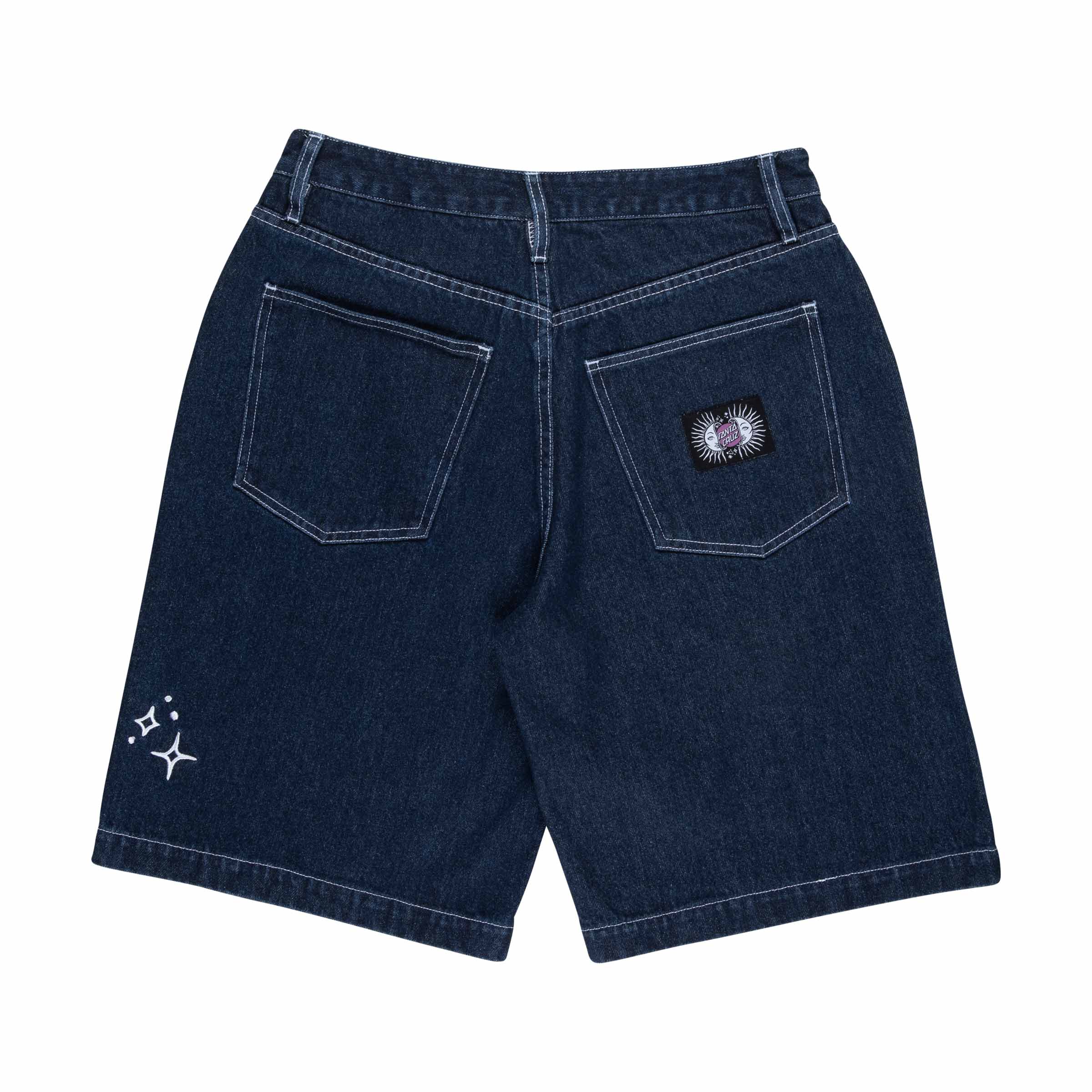 Santa Cruz Women's Sun Split Shorts-Dark Denim | Santa Cruz | - Northshore Newquay - Surf/Skate Shop
